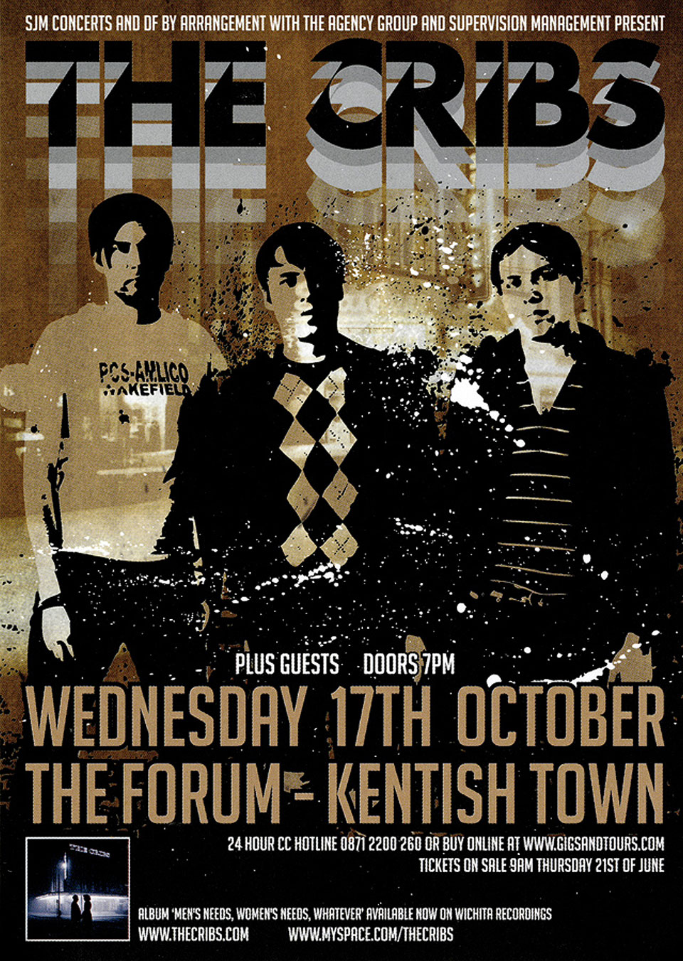 The Cribs poster