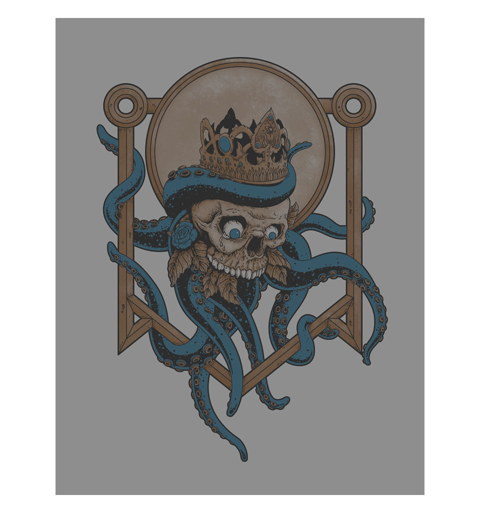 'Lonely King' print