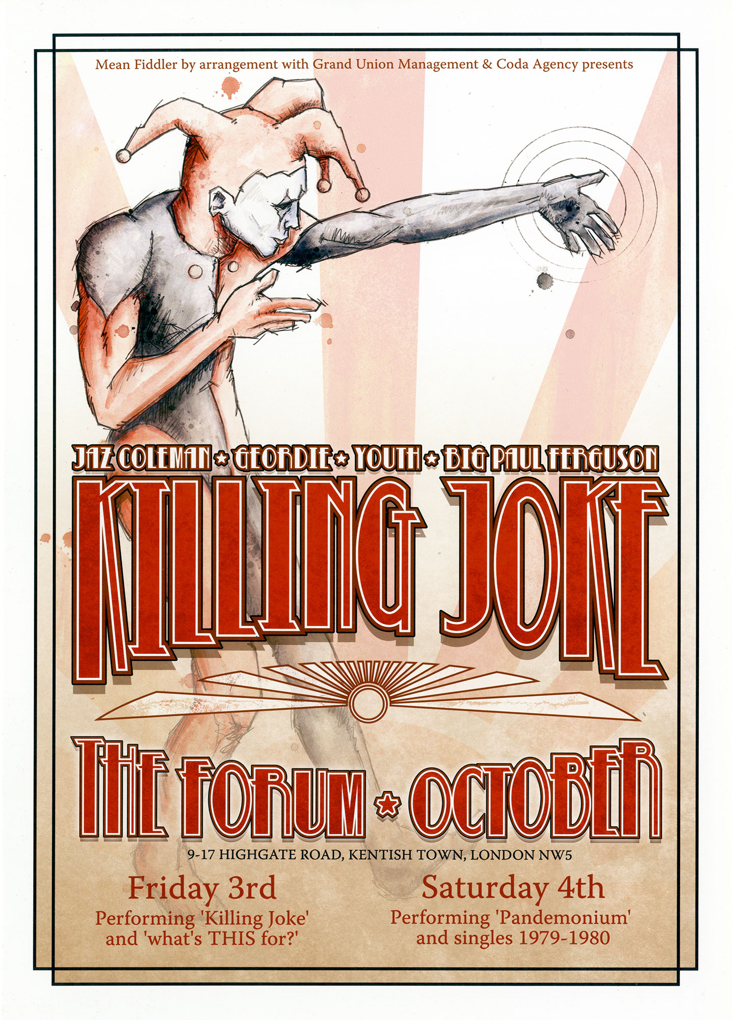 Killing Joke Gig Poster