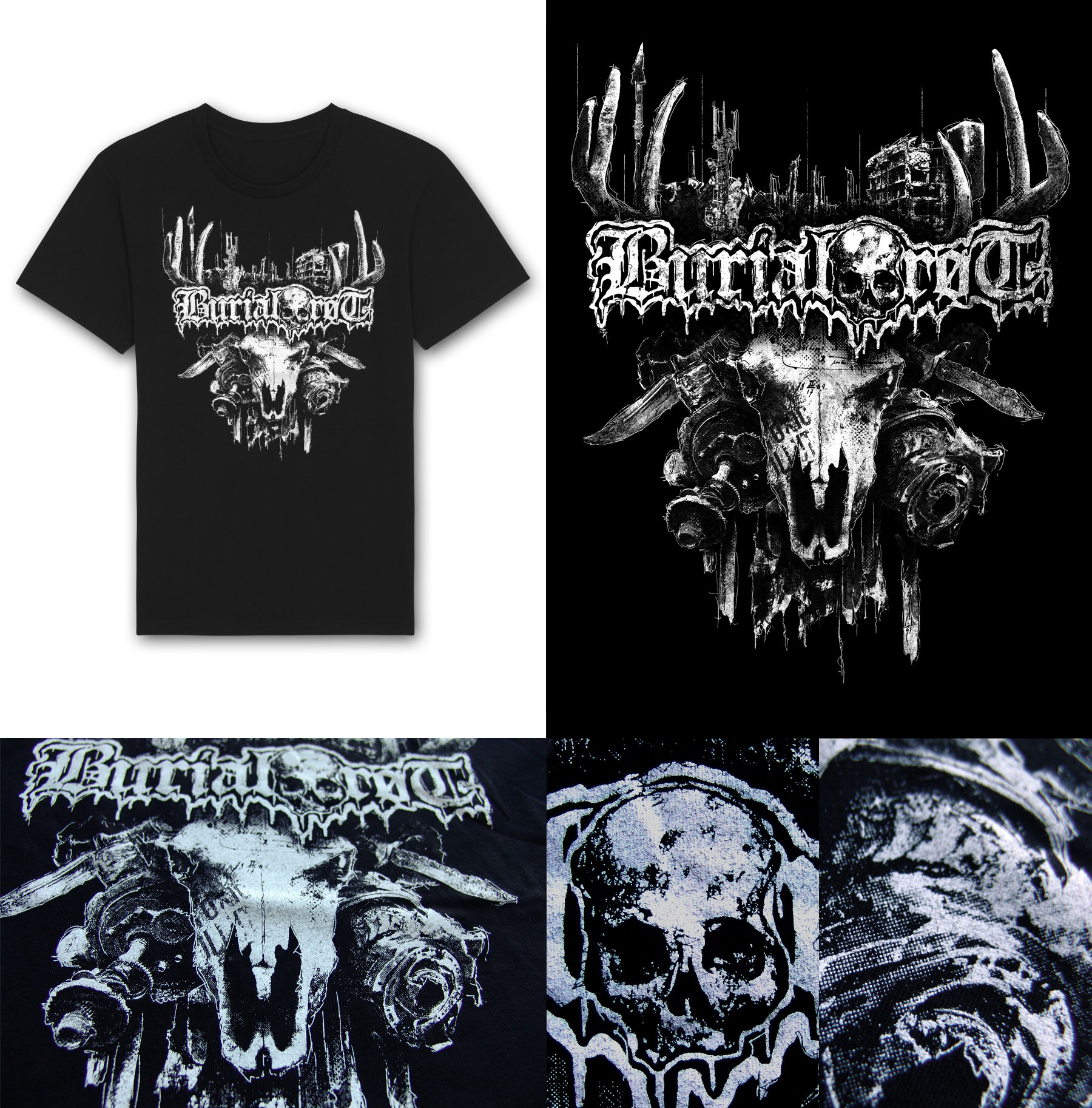 Burial Rot Horns T-Shirt